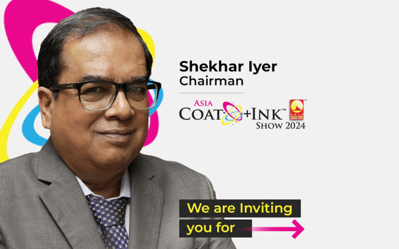 Shekhar Iyer says, visitors can expect sustainable technology at Asia Coat + Ink show